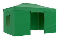 Тент-шатер быстросборный 3х4,5 метра стальной каркас 40*40мм